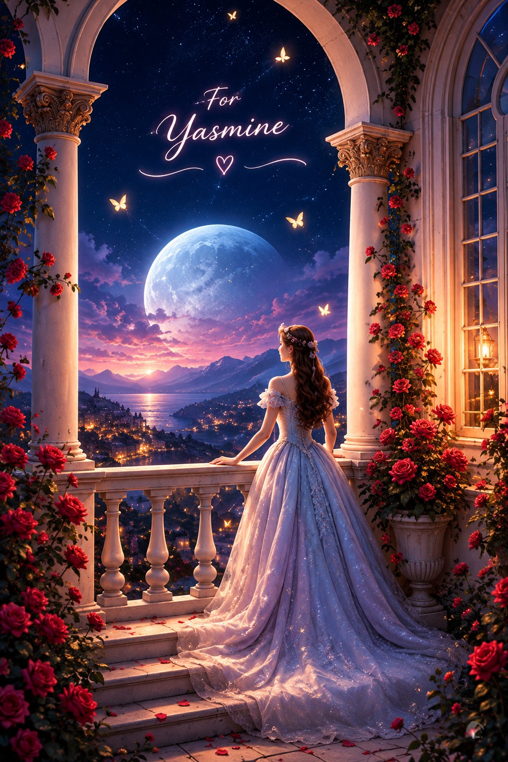 Golden romantic love story cover