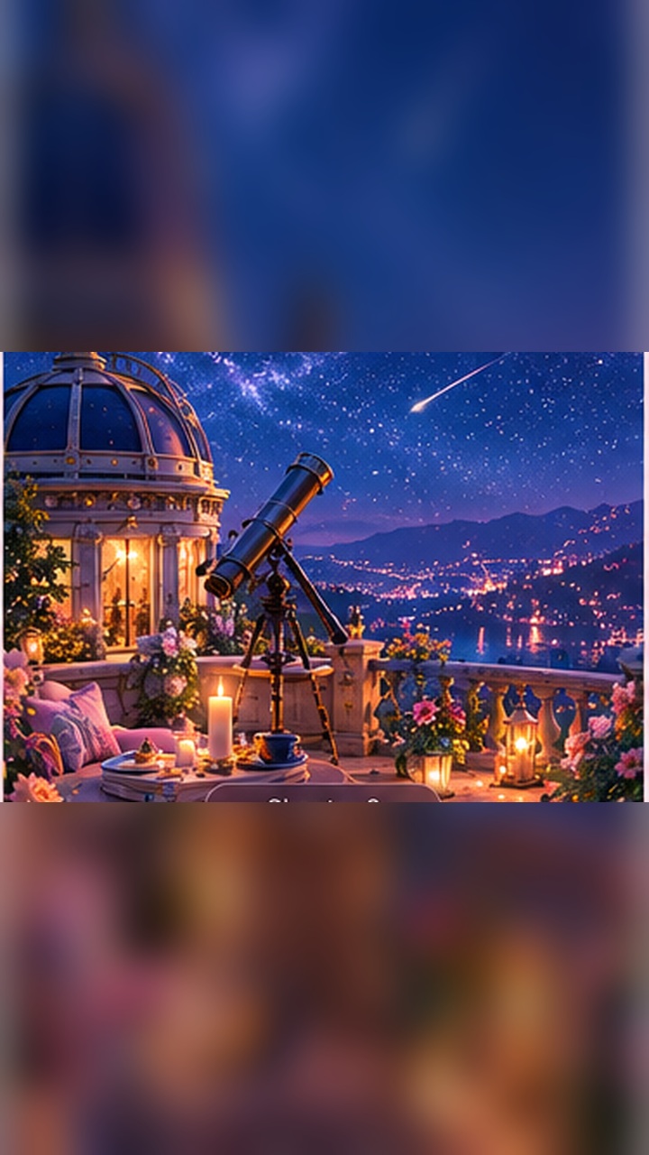 Bright romantic room and garden